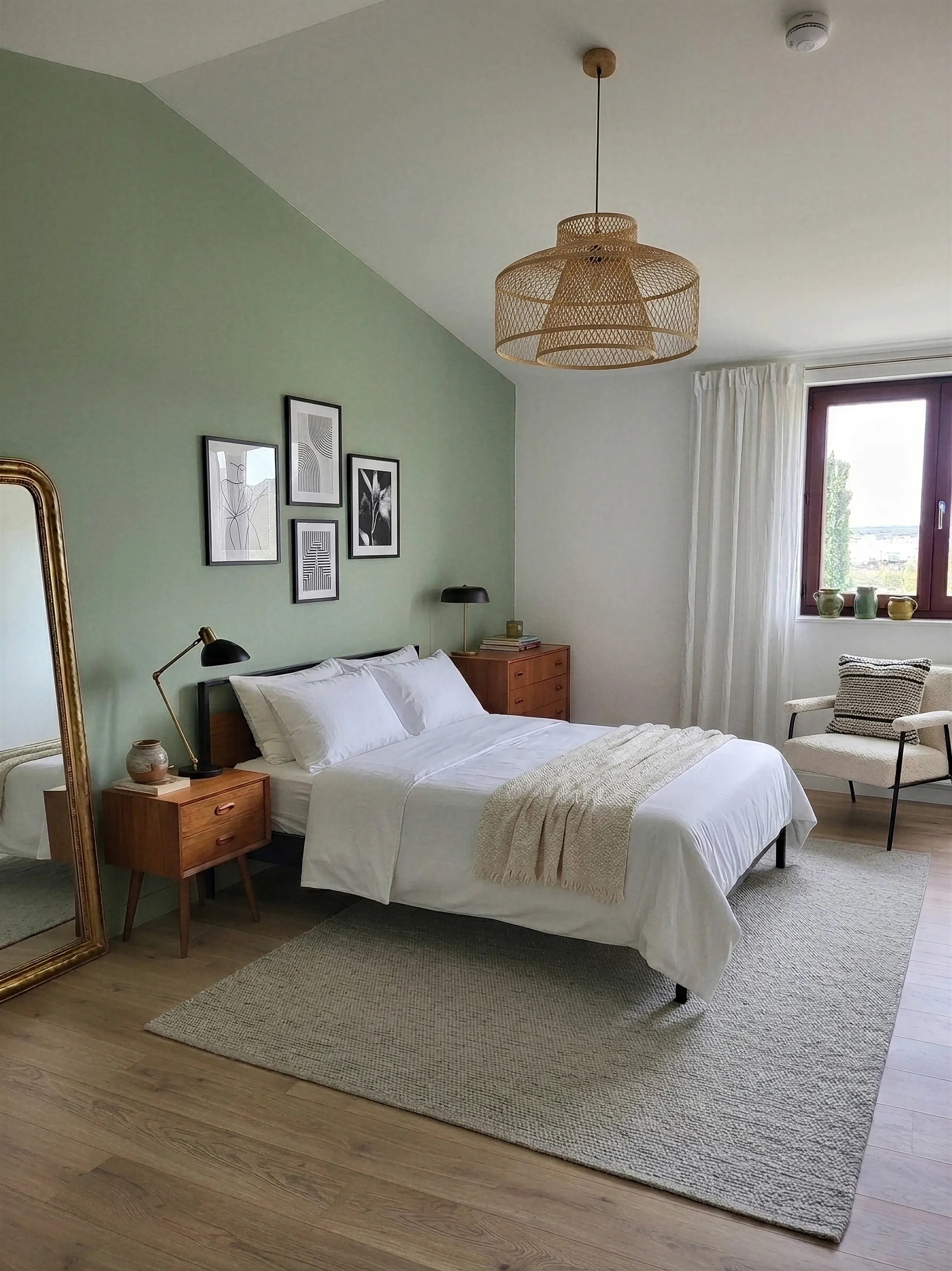 Une chambre parentale aux accents vintage