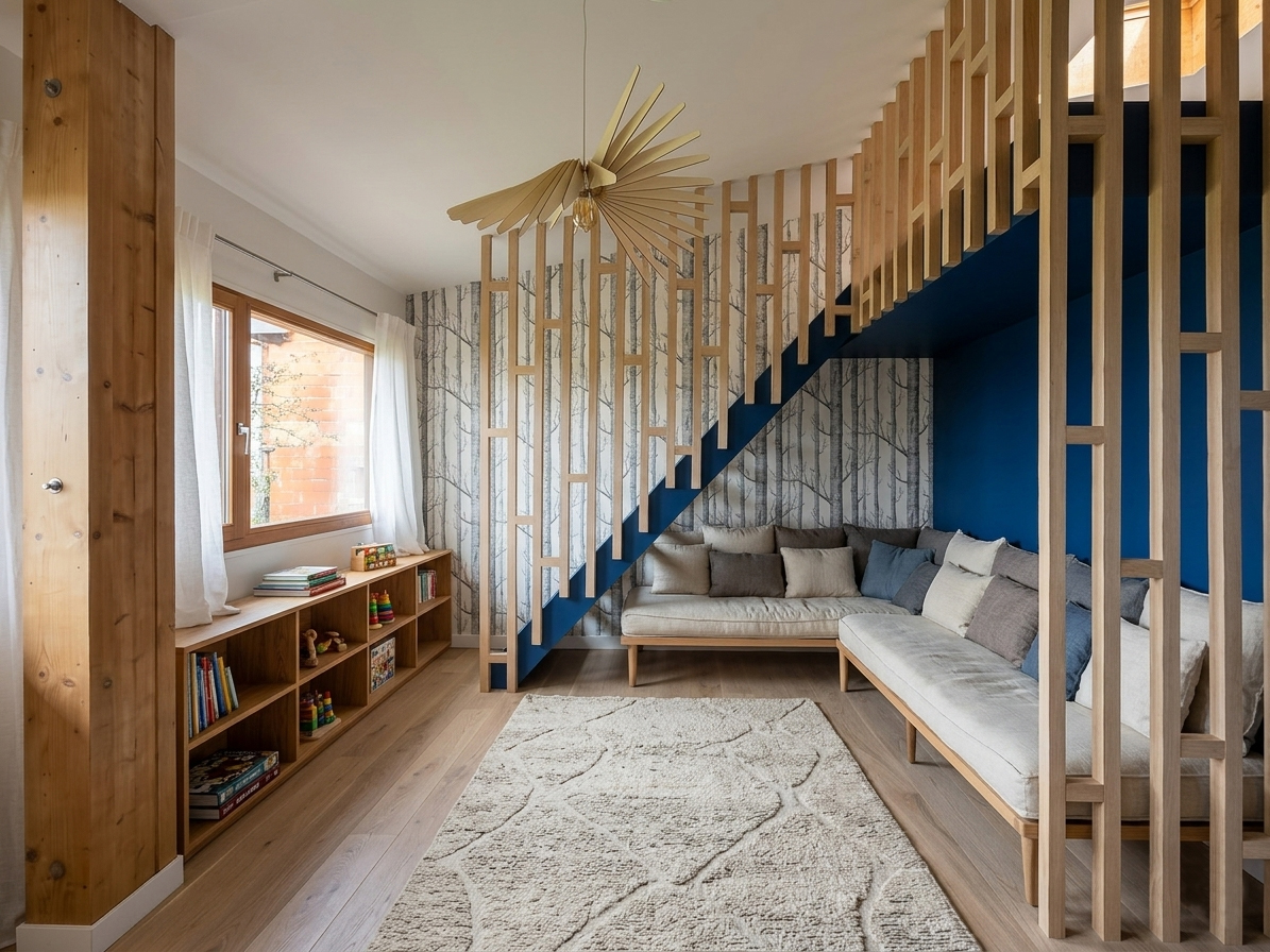 Une chambre d'enfants ludique et cosy